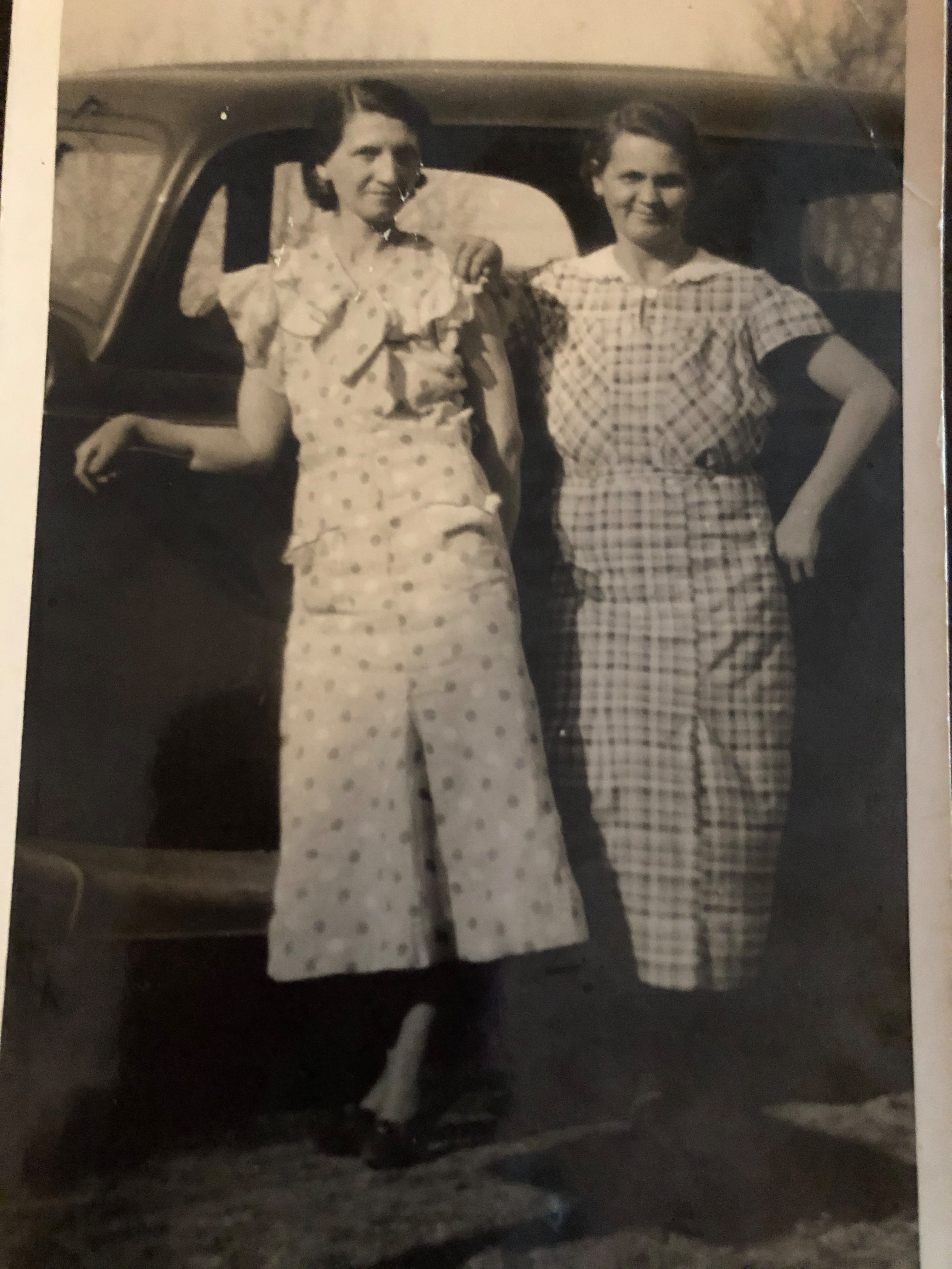 Kacmar Sisters - Emma and Annie in 1930.