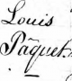 Paquet, Louis - Printed Name